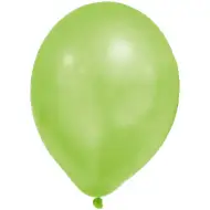 Set de 8 baloane verzi pastel metalic