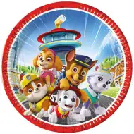 Set de 8 farfurii de hârtie Patrula Cățelușilor, 23 cm