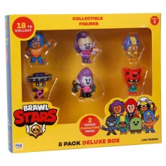 Set de 8 figurine miniaturale Brawl Stars în cutie imaginea 2