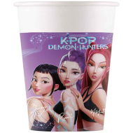 Set de 8 pahare de hârtie K-Pop Vânători de demoni, 200 ml