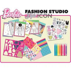 Set de colorat și îmbrăcat Barbie Style Icon - Lisciani imaginea 3