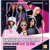 Set de colorat și îmbrăcat Barbie Together We Shine - Lisciani