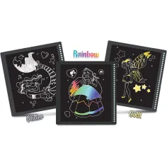 Set de creație pentru răzuit imagini Barbie Mer-Mazing, 44 pagini - Lisciani imaginea 2