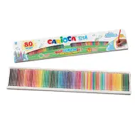 Set de creioane colorate Tita Maxi Rainbow, 80 bucăți - Carioca