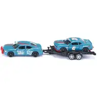 Set de două mașinuțe SIKU Dodge Charger + Dodge Challenger SRT Racing 1/55