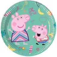 Set de farfurii de petrecere Peppa Pig, 8 bucăți