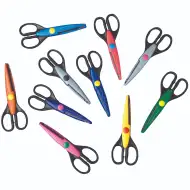 Set de foarfece zigzag PlayBox, 10 bucăți