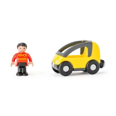Set de joacă garaj din lemn cu două etaje și vehicule - Woodyland imaginea 3