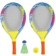 Set de joacă mini badminton, 2 piese - Woodyland