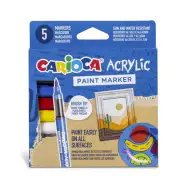 Set de markere acrilice 5 bucăți - Carioca