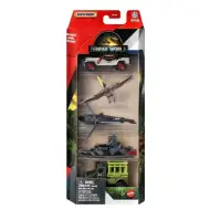 Set de mașinuțe Matchbox Jurassic World P. Tout-Terrain, 5 bucăți - Mattel