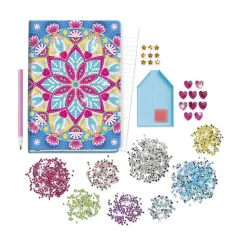 Set de pictură cu diamante mandala lotus imaginea 4