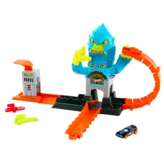 Set de pistă Hot Wheels Gorilla Slam Attack - Mattel imaginea 2