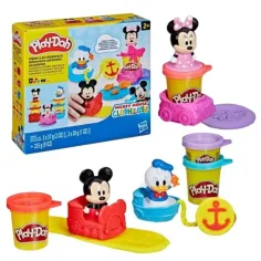 Set de plastilină Play-Doh: Disney Jr. Stamp & Go Megapack - Hasbro