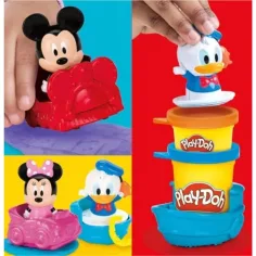 Set de plastilină Play-Doh: Disney Jr. Stamp & Go Megapack - Hasbro imaginea 2