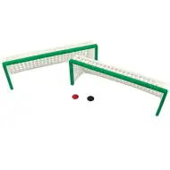 Set de porți pentru fotbal de masă – cu stâlpi colorați (2 bucăți)