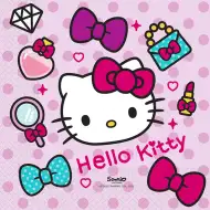 Set de șervețele de hârtie Hello Kitty – 2 straturi, 33x33 cm, 20 bucăți