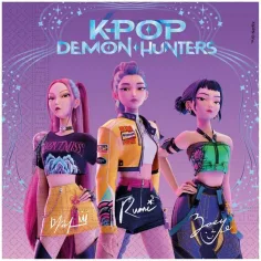 Set de șervețele de hârtie K-Pop Vânători de demoni - 2 straturi, 33 x 33 cm, 20 buc.