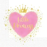 Set de șervețele de hârtie Little Princess – 2 straturi, 33x33 cm, 20 bucăți