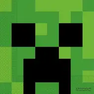 Set de șervețele de hârtie Minecraft – 2 straturi, 33x33 cm, 20 bucăți