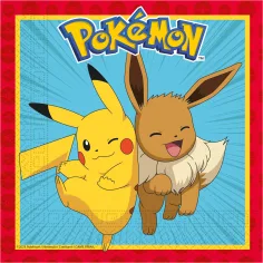 Set de șervețele de hârtie Pokémon - 2 straturi, 33 x 33 cm, 20 buc.