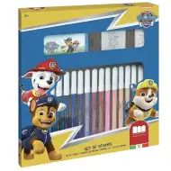 Set de ștampile cu 18 piese Patrula Cățelușilor cu cariocă - Multiprint