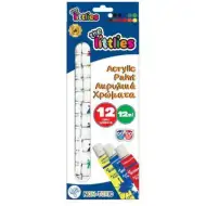 Set de vopsele acrilice colorate 12ml 12 bucăți
