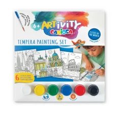 Set de vopsele tempera ARTivity 6x10 ml - America - Carioca