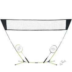 Set pentru teren de badminton cu plasă și rachetă - Spartan