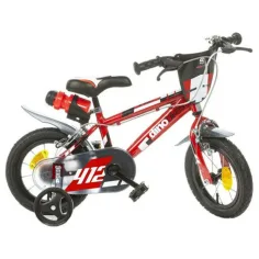 Sfera bicicletă pentru copii, roșie, mărimea 12 - Dino Bikes