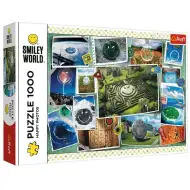 Smiley World Zâmbește oriunde pe Pământ puzzle de 1000 de piese - Trefl