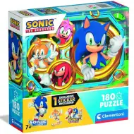 Sonic, ariciul puzzle de 180 de piese - Clementoni
