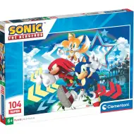 Sonic, ariciul și prietenii săi - puzzle de 104 piese - Clementoni