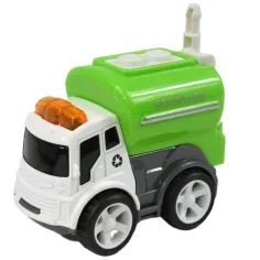 Speed Racer: Camion de gunoi cu roți volante în mai multe variante 6cm 1db imaginea 2