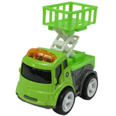Speed Racer: Camion de gunoi cu roți volante în mai multe variante 6cm 1db imaginea 3
