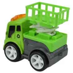 Speed Racer: Camion de gunoi cu roți volante în mai multe variante 6cm 1db imaginea 4