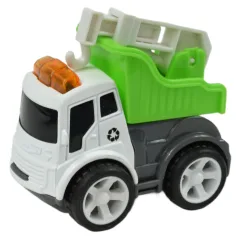 Speed Racer: Camion de gunoi cu roți volante în mai multe variante 6cm 1db imaginea 5