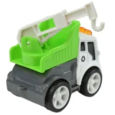 Speed Racer: Camion de gunoi cu roți volante în mai multe variante 6cm 1db imaginea 6