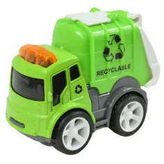 Speed Racer: Camion de gunoi cu roți volante în mai multe variante 6cm 1db imaginea 7