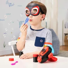 Spidey and His Amazing Friends Waterwebs Miles Morales suflător de bule - Hasbro imaginea 3