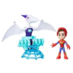 Spidey și prietenii săi minunați: Set figurine de acțiune Ghostasaurus și Spidey - Hasbro imaginea 2