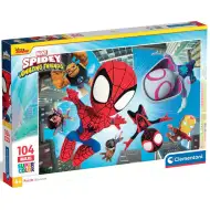 Spidey și prietenii săi uimitori în acțiune puzzle maxi supercolor de 104 piese - Clementoni