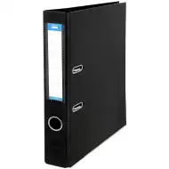 Spirit: Dosar organizator negru cu inele A/4 5cm