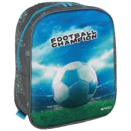 Spirit: Football Champion rucsac pentru grădiniță cu model 3D rotunjit, 30x25x12cm