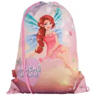 Spirit: Magic Fantasy sac de sport cu model de zână cu păr roșu, 33x47cm