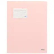 Spirit: Mapă cu inele și suport pentru carduri, culoare portocaliu pastel, A4