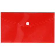 Spirit: Mapă pentru documente roșie cu închidere cu capsă 235x115 mm