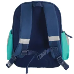 Spirit: Rucsac școlar albastru cu model de leu, dimensiuni 24x13x31cm imaginea 2