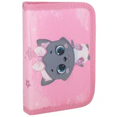 Spirit: Rucsac școlar cu pisică gri, set de 5 bucăți 38x17x28cm imaginea 7