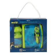 Spirit: Set cutie pentru prânz și bidon cu model de mașină de curse